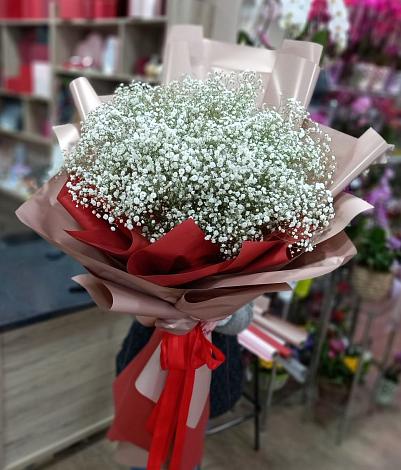 Букет цветов из: Гипсофила в Дубенцовской