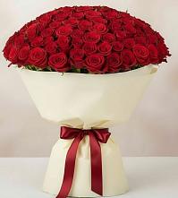 Букет 101 Красная роза Милано в Дубенцовской