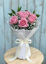 Букет цветов из:  Розы в Дубенцовской