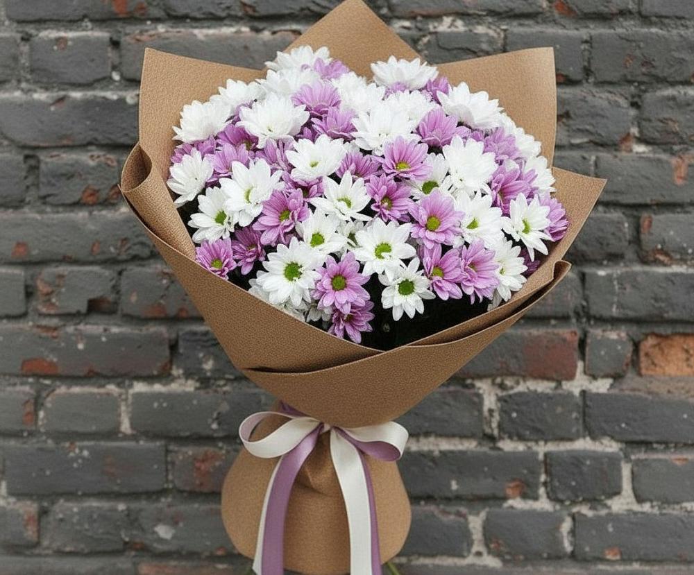 Букет цветов из: Хризантемы в Дубенцовской