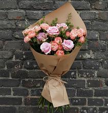 Букет цветов из:  Розы в Дубенцовской