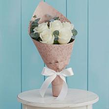 Букет цветов из:  Розы в Дубенцовской