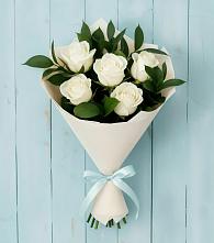 Букет цветов из:  Розы в Дубенцовской