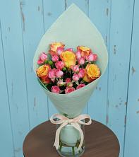 Букет цветов из:  Розы в Дубенцовской