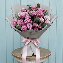 Букет цветов из:  Розы в Дубенцовской